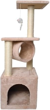 Drzewko dla kotów 90 cm – Beżowy