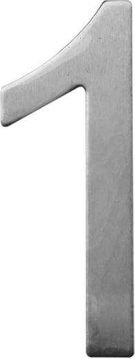 Numer domu 1 STAR 75 mm stal nierdzewna