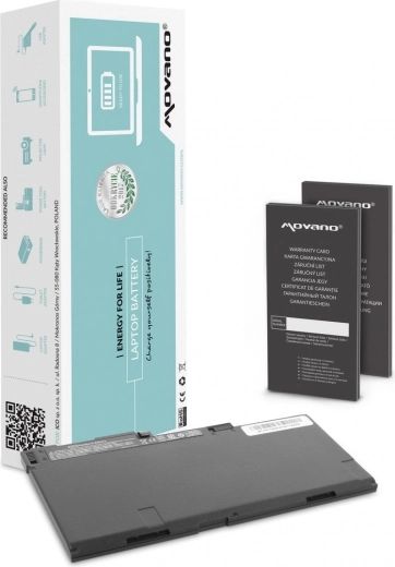 Bateria Movano do HP EliteBook 740/750/840 G1/G2 (4400 mAh, 49 Wh)