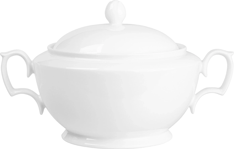 MariaPaula Klasyka biała porcelanowa waza 2,7 l