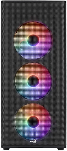 obudowa komputerowa designer mid tower rgb, czarna