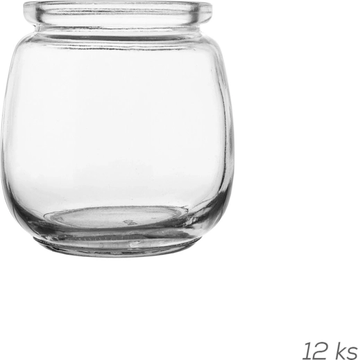 Szklane słoiczki na jogurt 130 ml (12 szt.)