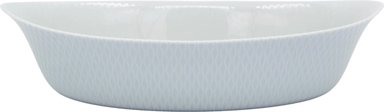 Elegancki owalny kształt do pieczenia i serwowania