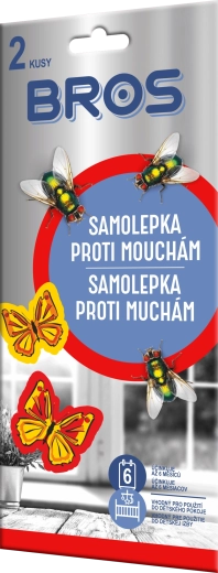 Bros naklejki na muchy 2 szt.