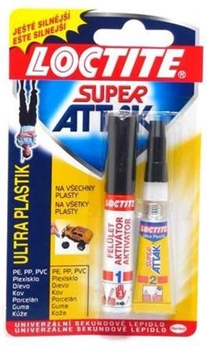 Błyskawiczny klej do plastiku z aktywatorem Ultra Plastic 2 g + 4 ml