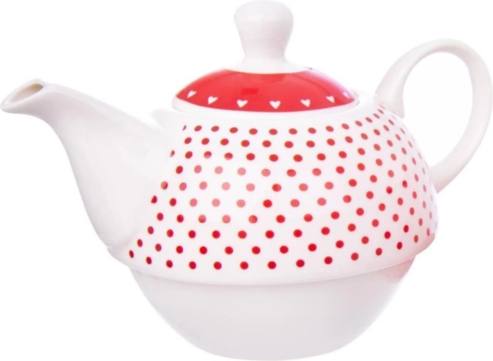 Romantyczny design w kropki i serca