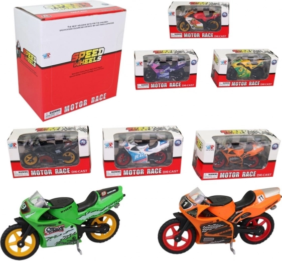 Motocykl dla dzieci, 8 kolorów, 8,5 cm