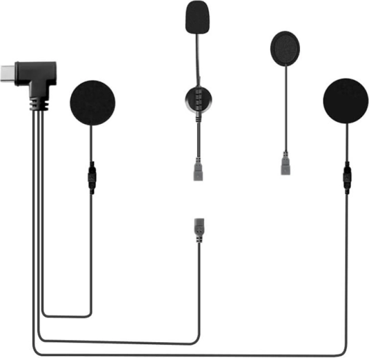 EJEAS HIFI-M3 słuchawki z mikrofonami do kasku motocyklowego (USB‑C)