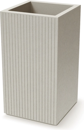 Donica Coro Square High 40 × 40 × 70 cm piaskowa