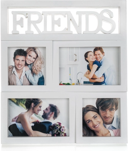 Ramka na zdjęcia FRIENDS na 4 fotografie 28 × 31 cm