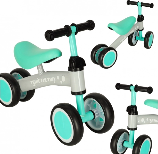 Jeździk TRIKE FIX TINY dla dzieci, 4-kołowy – Miętowa