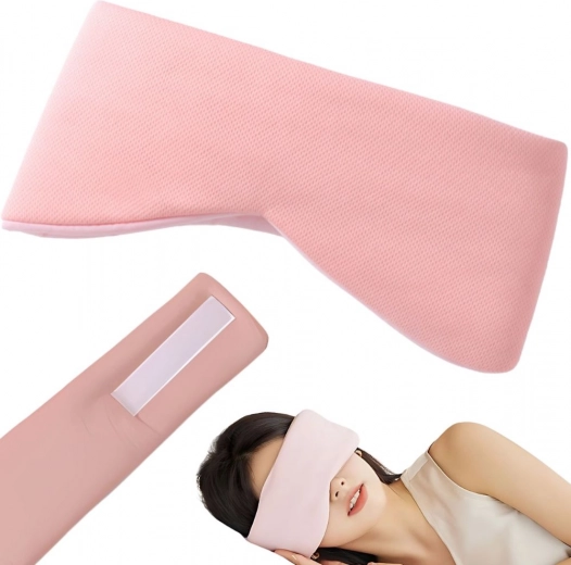 Dwustronna maska do spania z ciepłą i chłodzącą stroną