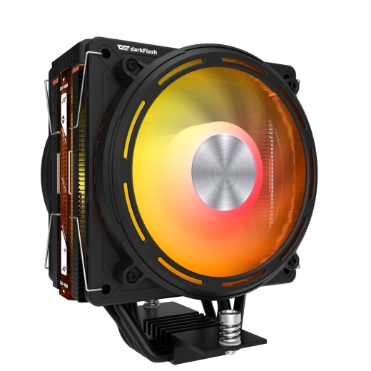 Aktywny chłodzenie CPU DarkFlash E400 Plus, czarny