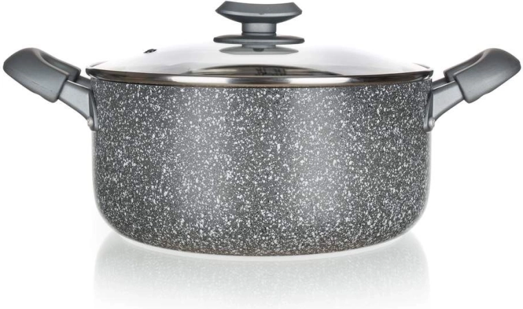 Dwuwarstwowa nieprzywierająca powłoka z granitowym wzorem