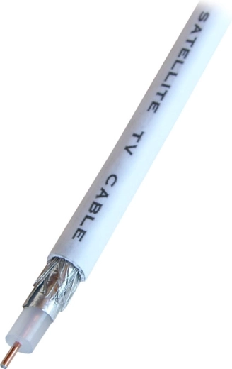 Solight kabel koncentryczny CC120 20 m biały - 1 szt.