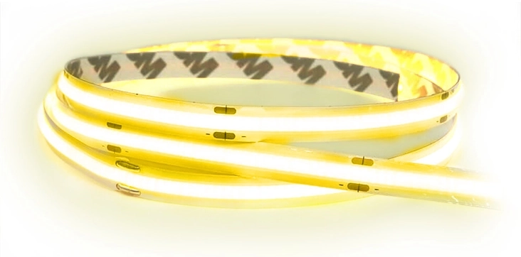 Solight LED COB taśma świetlna 5 m, 10 W/m, 1000 lm/m, CRI > 90, IP44, ciepła biel