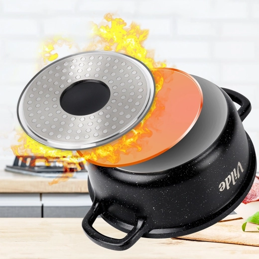 Dno indukcyjne dla równomiernego nagrzewania