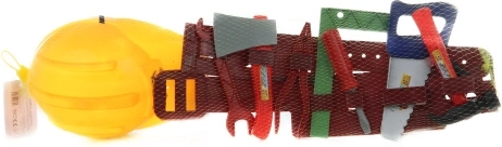 Dziecięcy zestaw narzędzi z kaskiem i paskiem