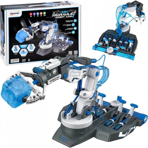 Hydrauliczne ramię robota 3w1 zestaw dla dzieci 8+ 220 elementów