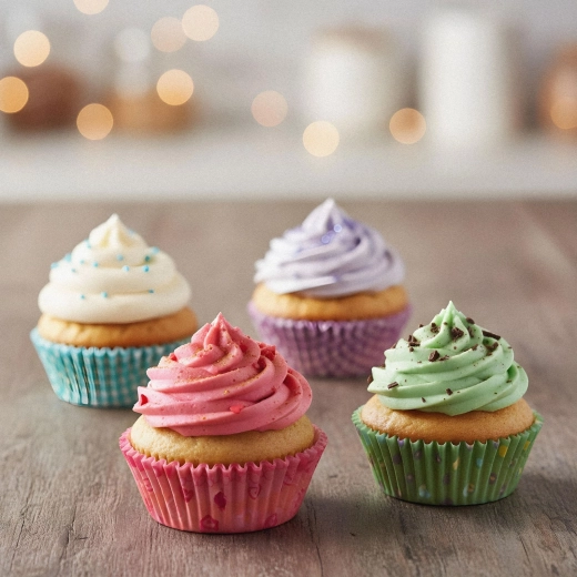 Zestaw papierowych papilotek do muffinów baby – 100 sztuk