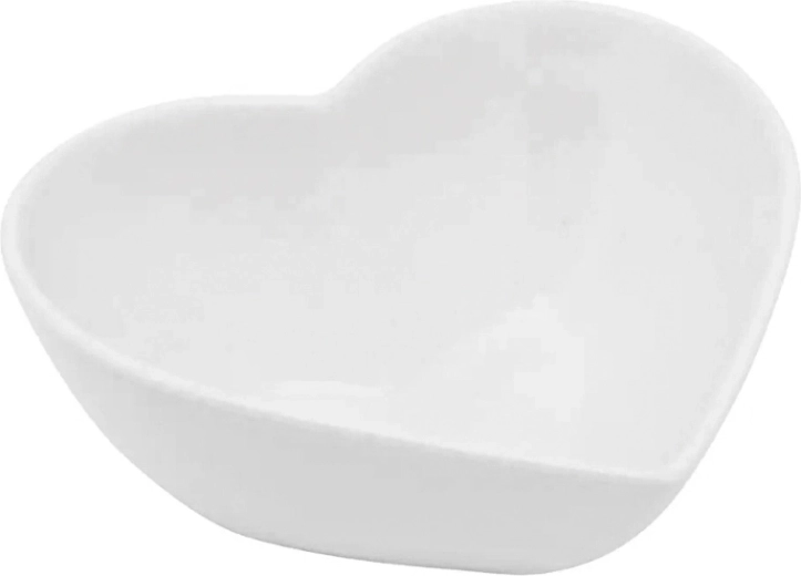 Regular porcelanowa miska Serce kremowa 500 ml
