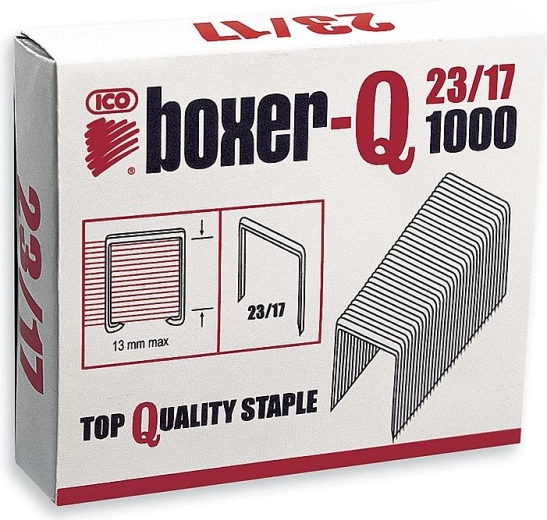 Zszywki Boxer-Q 23/17 ocynkowane