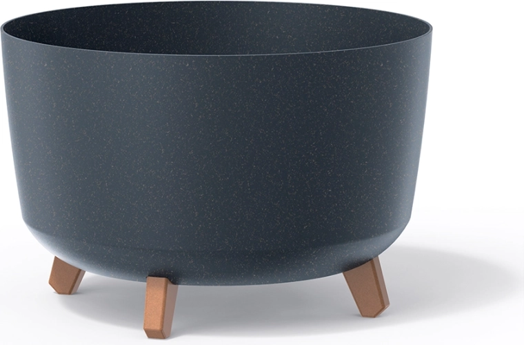 Doniczka Gracia Standard Eco Wood 20 cm – antracyt