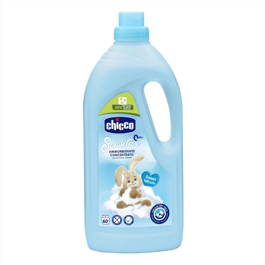 Chicco skoncentrowany płyn do płukania Baby Sensitive Słodki puder 1,5 l, 60 prań