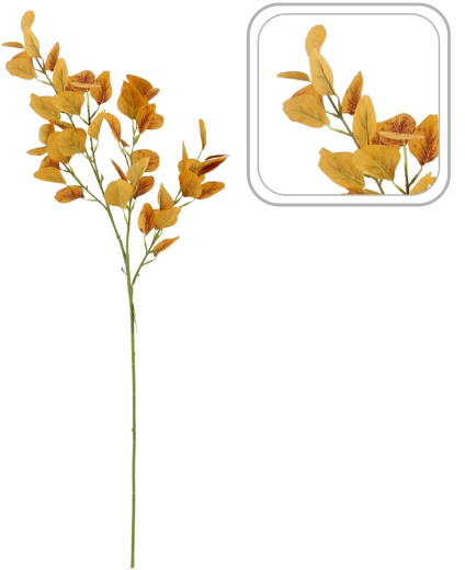 Sztuczna jesienna gałązka jabłoni 95 cm