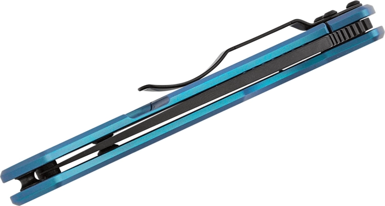 Czteropozycyjny klips kieszonkowy i otwór na linkę