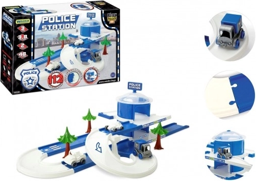 Wader Play Tracks City posterunek policji, tor 3,8 m z 3 samochodzikami