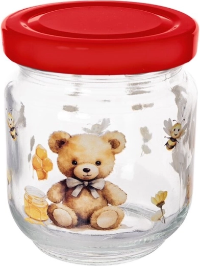 Słoik do przetworów z wieczkiem Miś 0,2 l