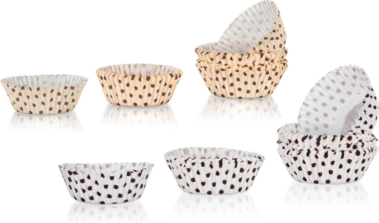 Papierowe papilotki cukiernicze DOTS mix 6 × 4,1 cm (100 szt.)