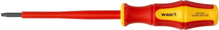 Izolowany płaski śrubokręt SL 4,0 × 100 mm VDE