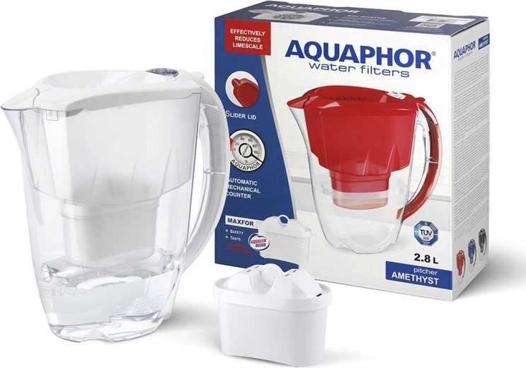 Maxfor Amethyst dzbanek filtrujący 2,8 l z wkładem B100-25, biały