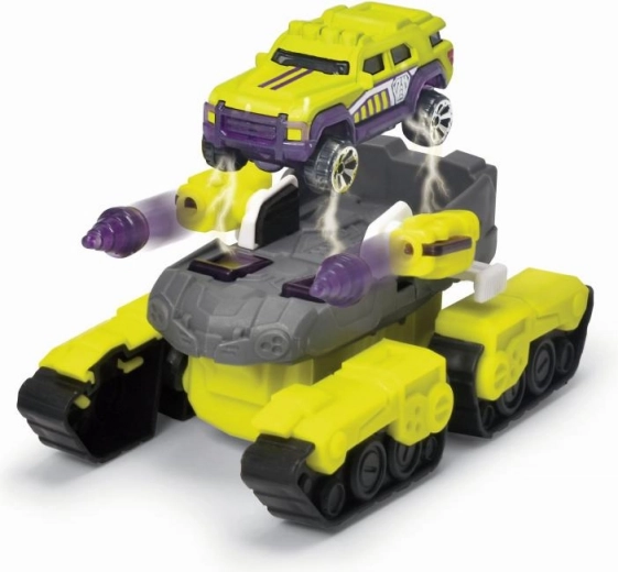 Metalowy samochodzik 1:64 na pokładzie