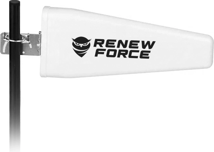 Biała zewnętrzna antena kierunkowa 46 dBi do LTE/3G/4G/5G - 1 sztuka