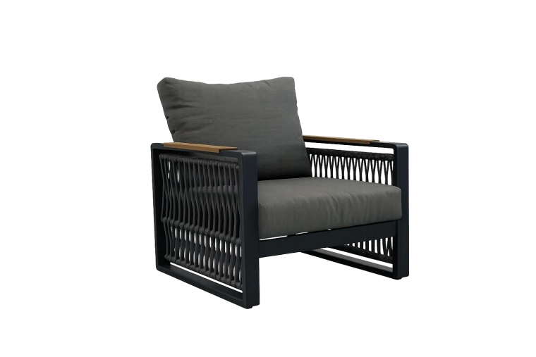 Splot z okrągłej liny dla nowoczesnego wyglądu