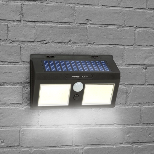 Solarny reflektor ścienny z czujnikiem ruchu COB LED