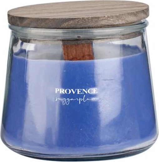 Świeca zapachowa PROVENCE z drewnianym knotem Sugarplum, 28 godzin