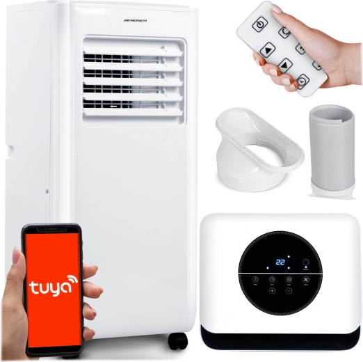 Przenośny klimatyzator 5w1 10 000 BTU z uszczelnieniem okiennym BERDSEN BD-580