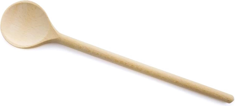 Okrągła drewniana łyżka BRILLANTE 20 cm