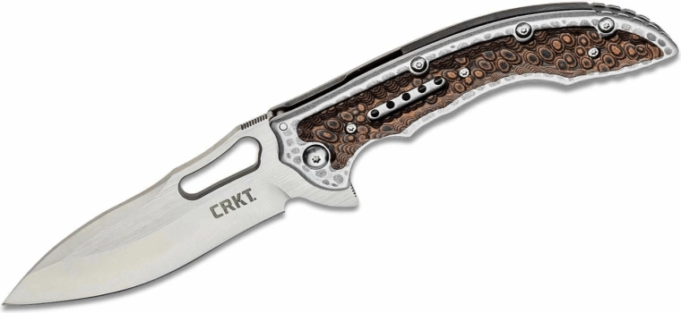 CRKT Fossil Brown nóż składany 10 cm