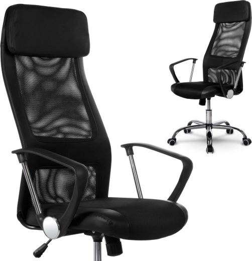 Sofotel Rio czarny ergonomiczny fotel biurowy