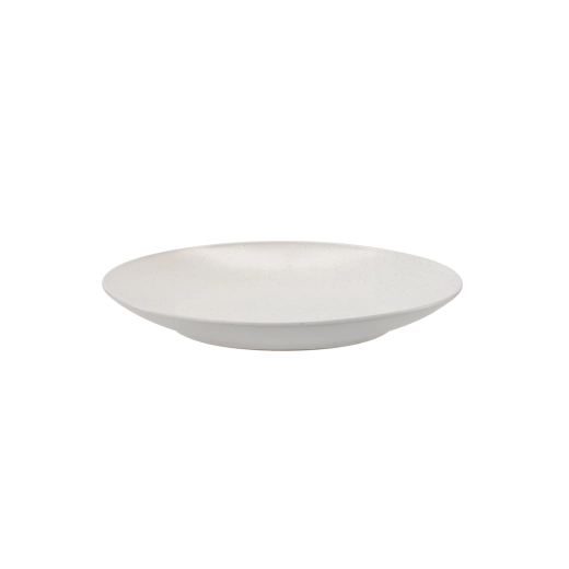 Talerz deserowy Modern 20,5 cm biały porcelanowy