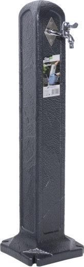 Ogrodowy słupek wodny antracytowy 90 cm z baterią jednouchwytową