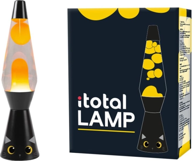 Lampa lawowa czarny kot