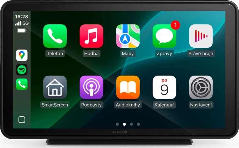 Kamera cofania z wyświetlaczem 7" i bezprzewodowym Apple CarPlay/Android Auto SCT M760