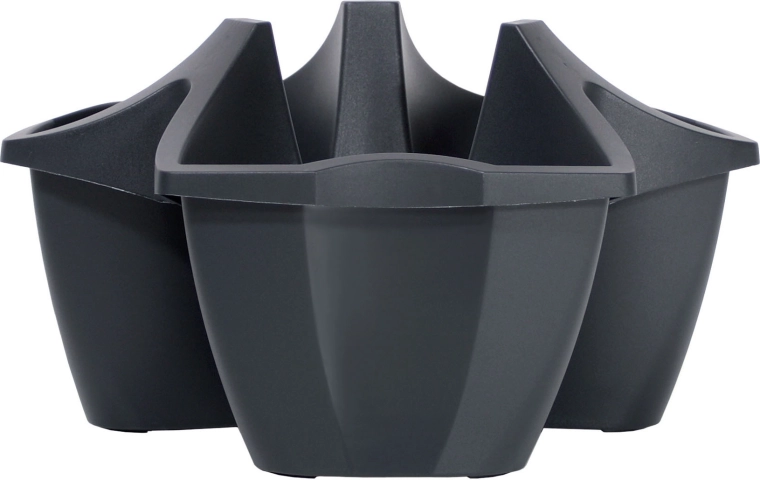 Doniczka Crown 48 cm antracyt