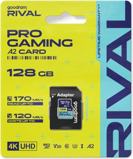 Karta Goodram Rival microSD 128 GB UHS-I V30 U3 C10 A2 170/120 MB/s